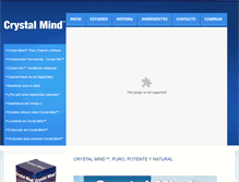 Tablet Screenshot of crystalmind.es